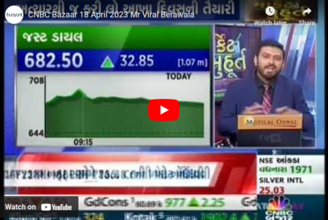 CNBC Bajaar 18 April 2023 Mr.Viral Berawala
