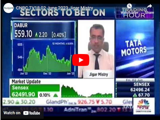 CNBC TV18 02 June 2023 Jigar Mistry